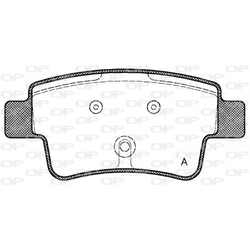 BRAKE PADS OPEN PARTS 1PCS 