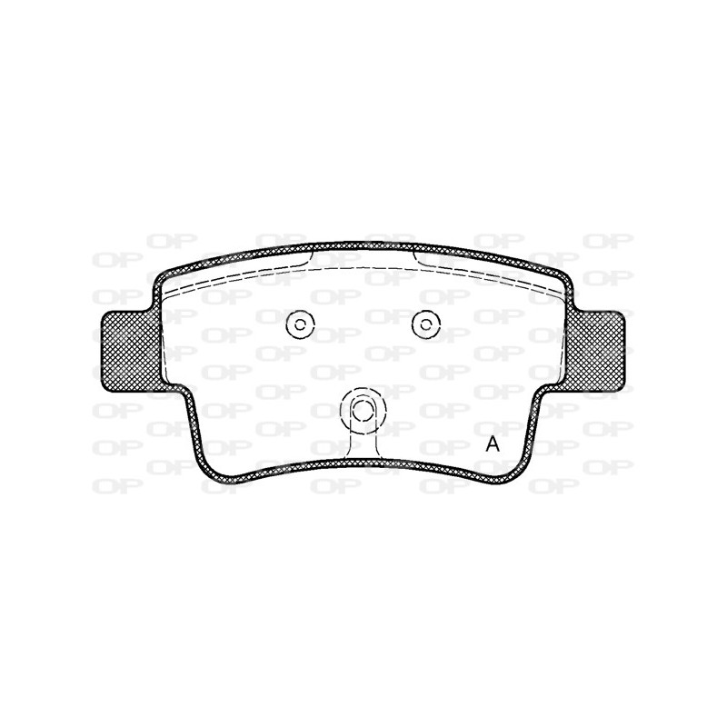 BRAKE PADS OPEN PARTS 1PCS 