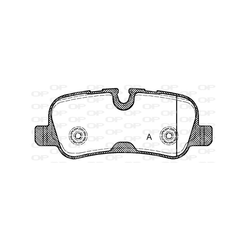 BRAKE PADS OPEN PARTS 1PCS 