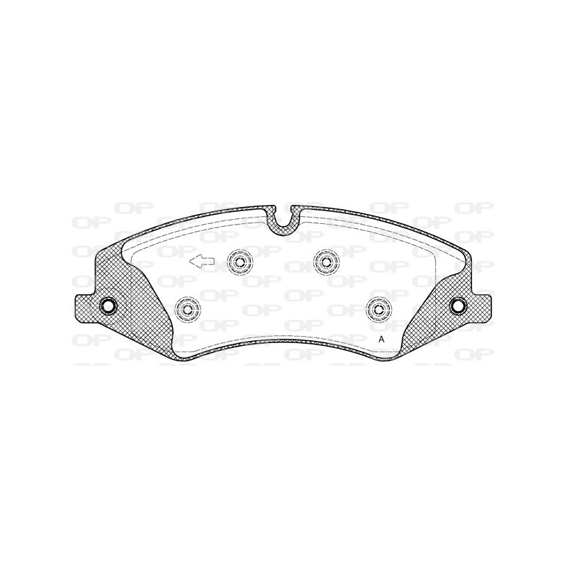 BRAKE PADS OPEN PARTS 1PCS 