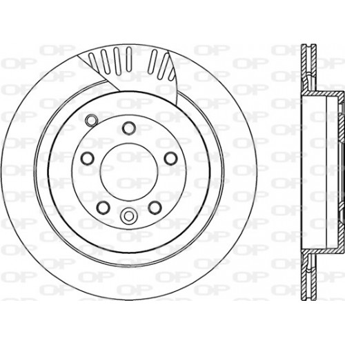 BRAKE DISC OPEN PARTS RADIANCE 2pcs 