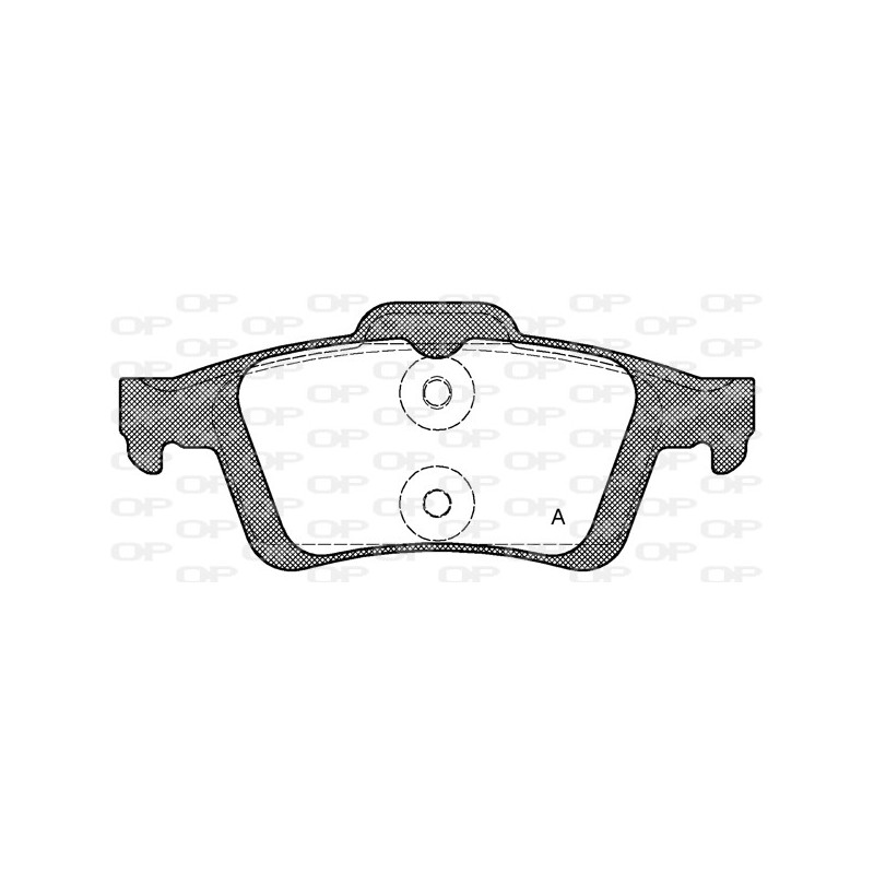 BRAKE PADS OPEN PARTS 1PCS 