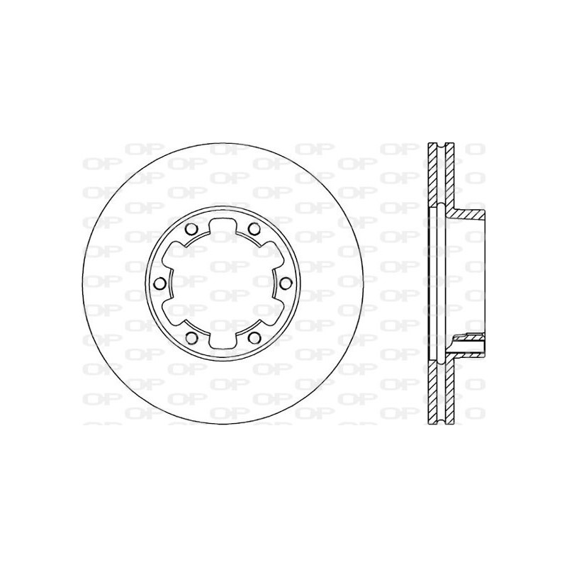 BRAKE DISC OPEN PARTS *ESAURIM 2pcs 