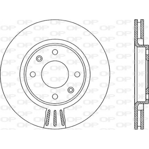 BRAKE DISC OPEN PARTS ADAPTIVE 2pcs 