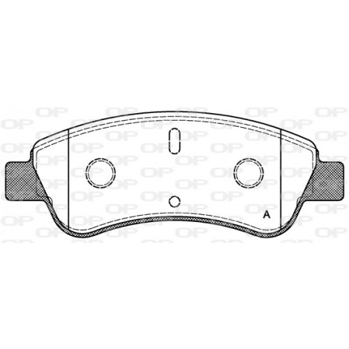 BRAKE PADS OPEN PARTS 1PCS 