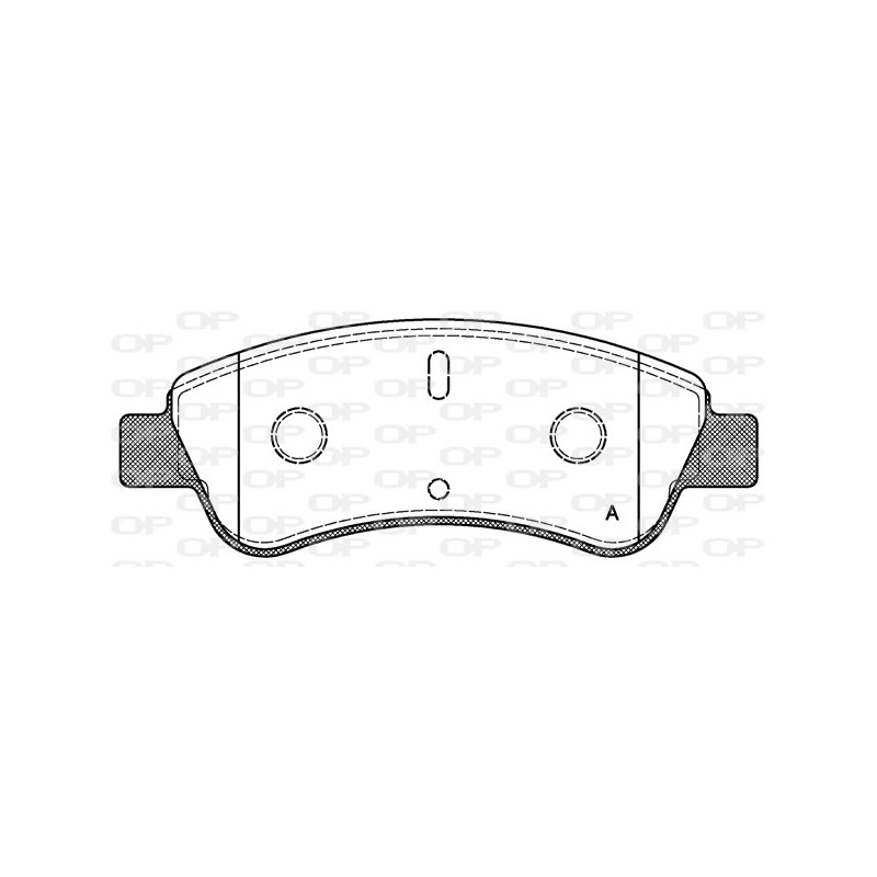 BRAKE PADS OPEN PARTS 1PCS 