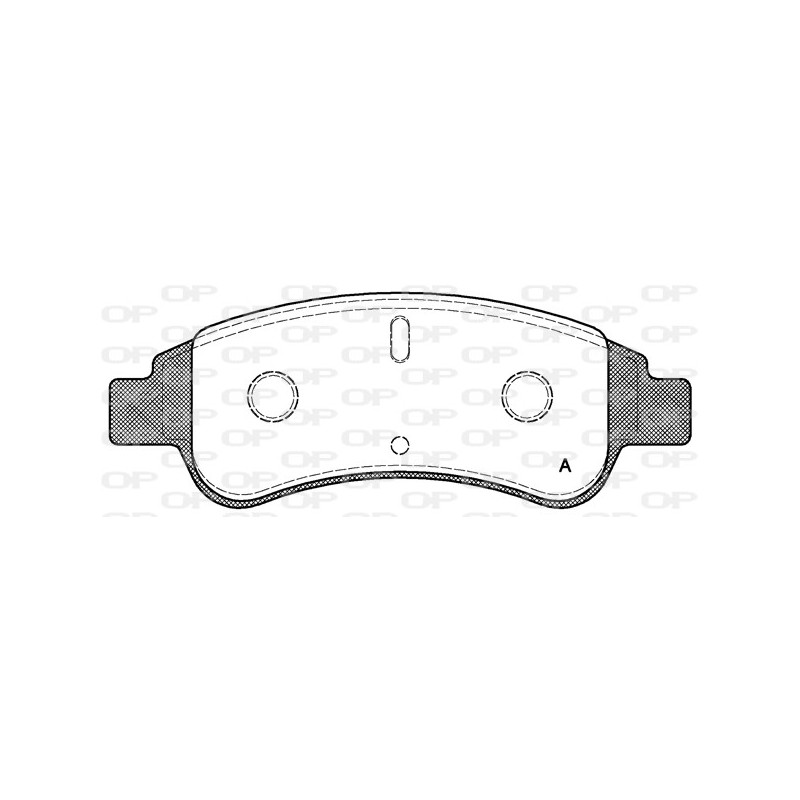 BRAKE PADS OPEN PARTS 1PCS 