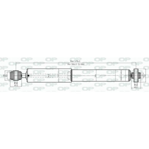 SHOCK ABSORBER OP REAR SIDE 1 PCS 