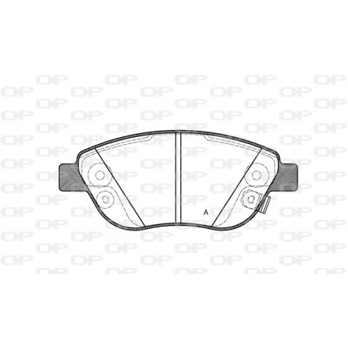 BRAKE PADS OPEN PARTS 1PCS 