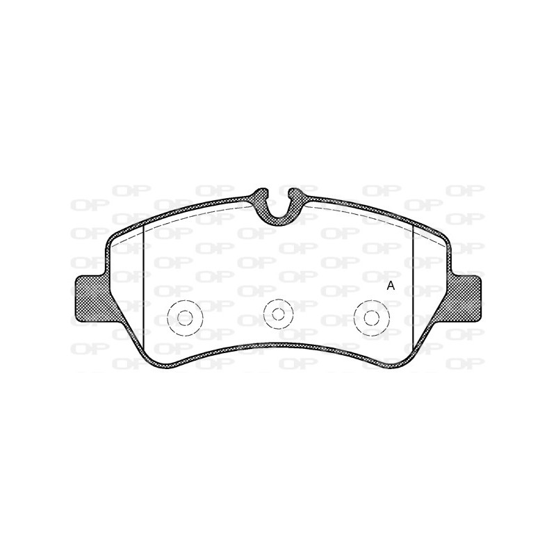 BRAKE PADS OPEN PARTS 1PCS 