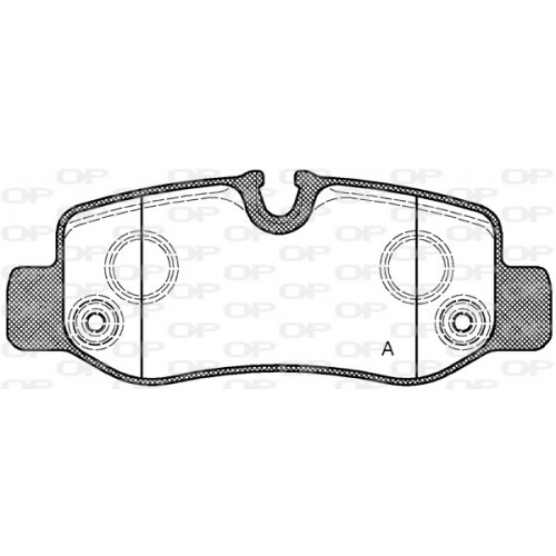 BRAKE PADS OPEN PARTS 1PCS 