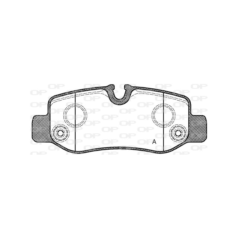 BRAKE PADS OPEN PARTS 1PCS 