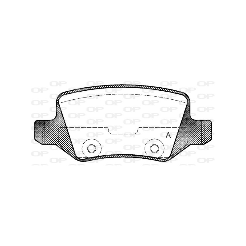 BRAKE PADS OPEN PARTS 1PCS 