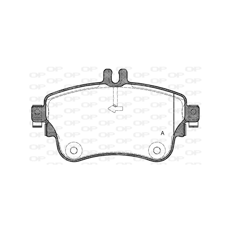 BRAKE PADS OPEN PARTS 1PCS 