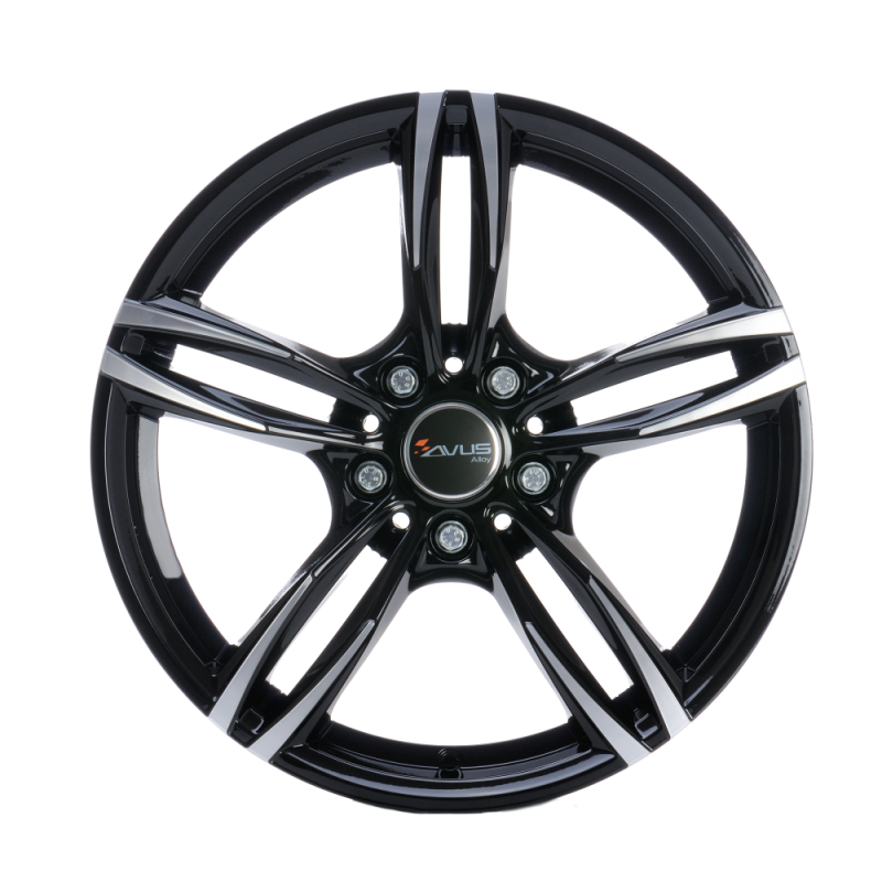 CERCHI IN LEGA AVUS AF15 BLACK POLISHED