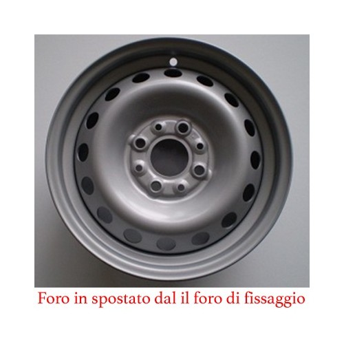 RUOTA MW 5X13 - FIAT PANDA/GINGO-SILVER FORO VALVOLA SPOSTATO-4450