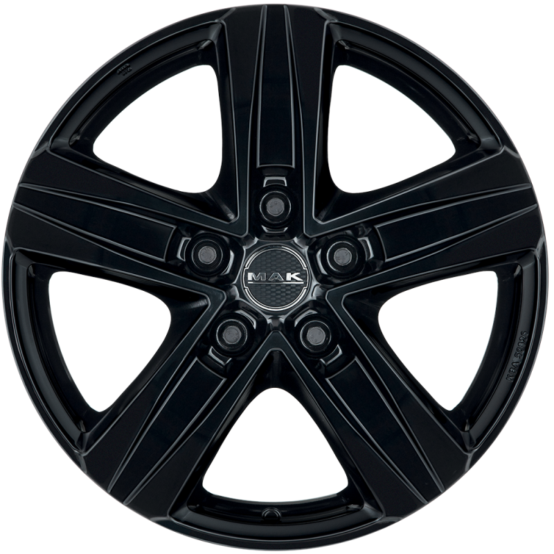 CERCHI IN LEGA MAK STONE 5 GLOSS BLACK